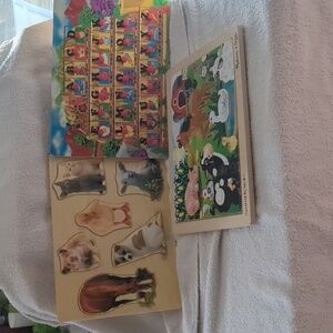 Melissa & Doug Farm Friends Puzzle Set